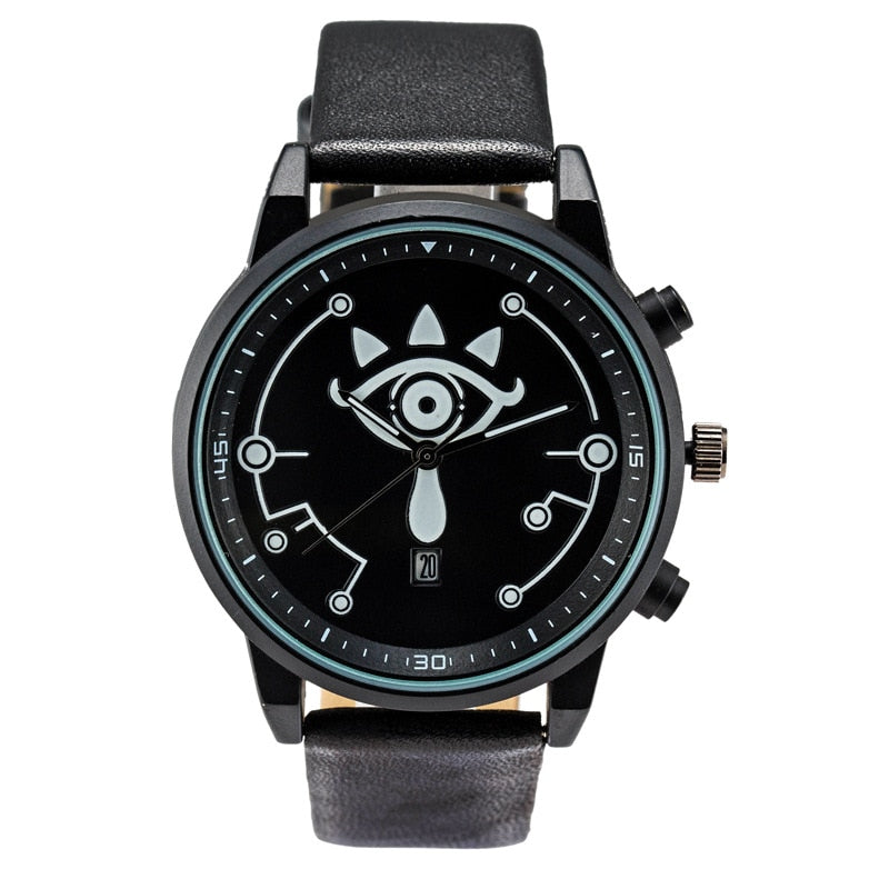 Luminous three-dimensional quartz watch