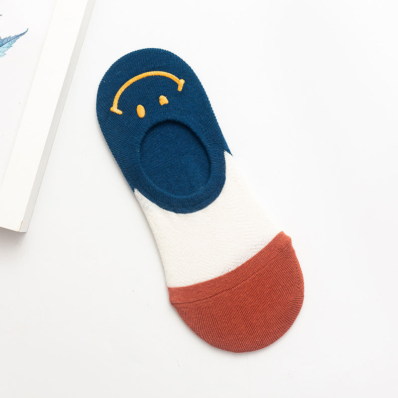 Silicone Non-slip Smiley Socks