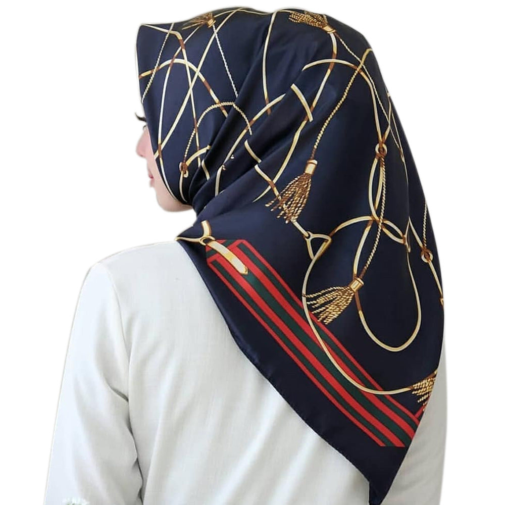 Explosive Leopard Printed Large Square Scarf