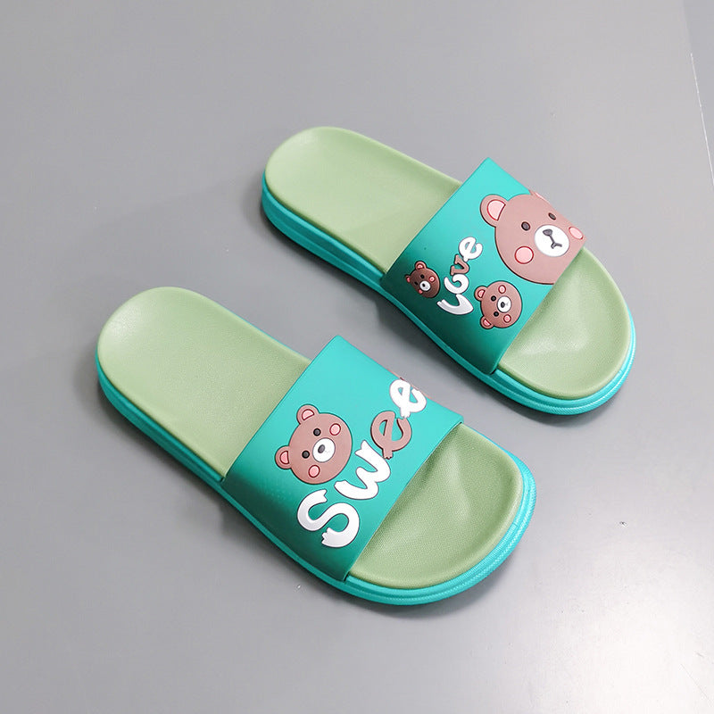 Household indoor silent non-slip deodorant slippers