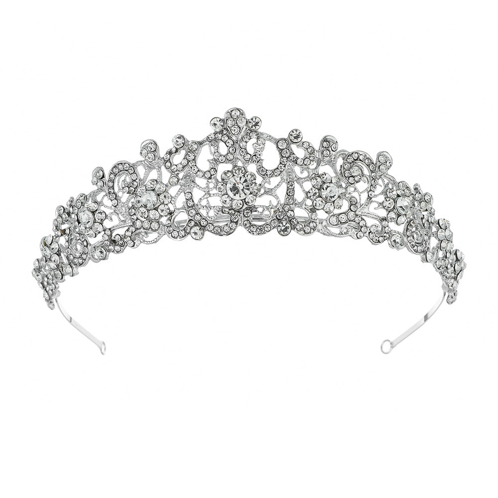 European and American Retro Bridal Crown Diamond Headband
