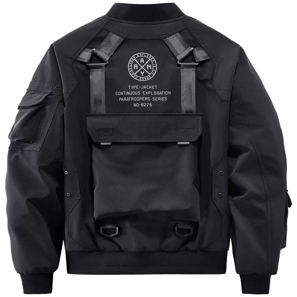 Men's Loose Functional Wind Work Coat Baseball Suit