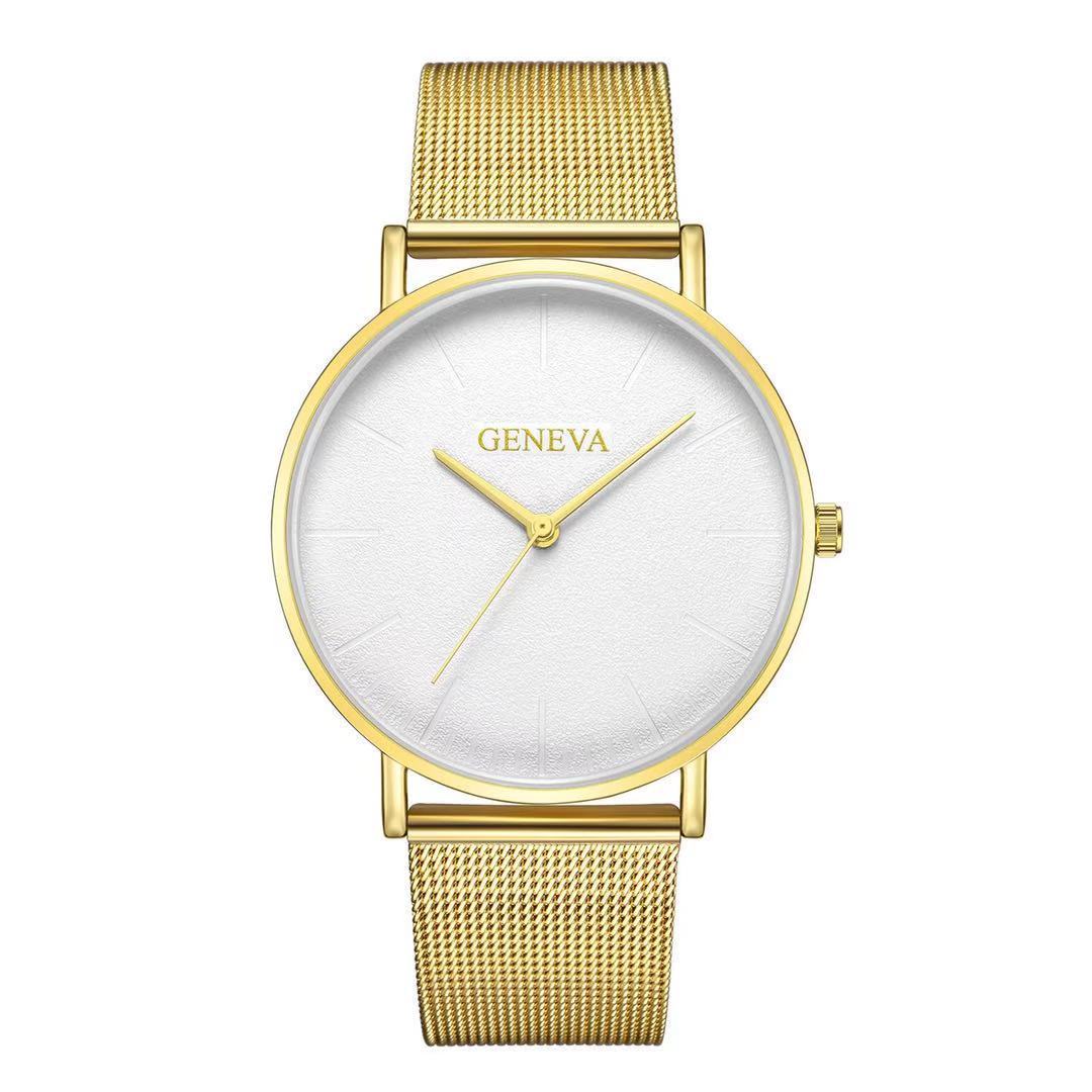 Men's watch men's watch steel mesh strap watch
