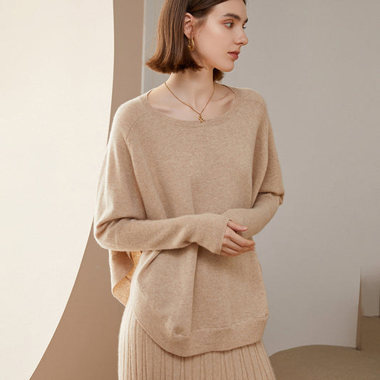 Cashmere Round Neck Shawl Bottoming Shirt