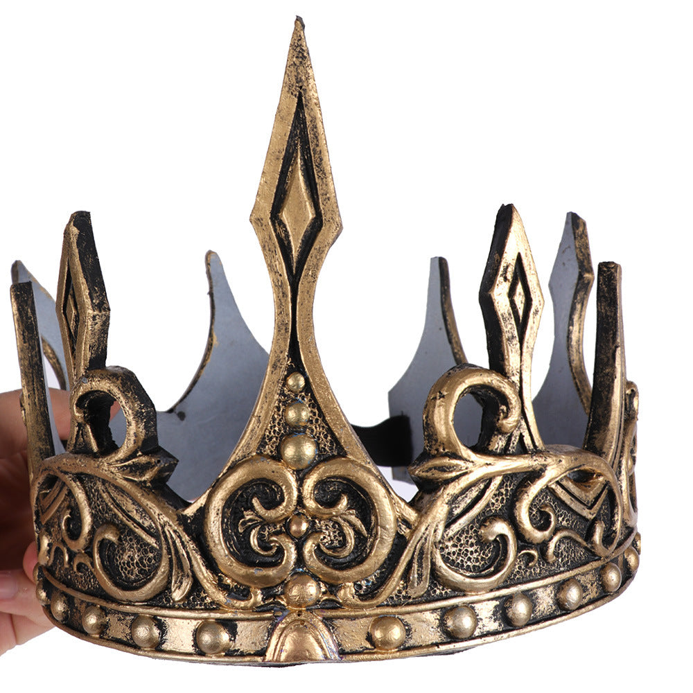 King's Crown Headdress Stage Performance Props