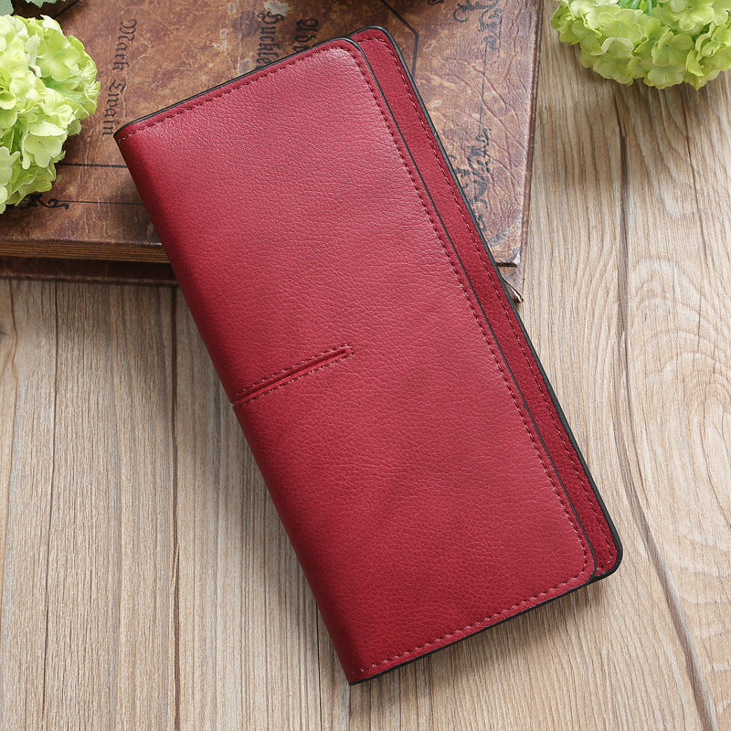Female Multifunctional Simple Long Student Purse
