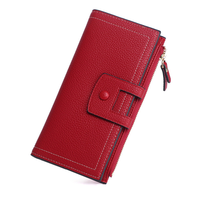 Buckle new ladies wallet multifunction