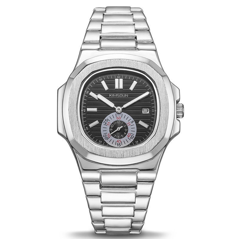 Stainless steel business waterproof men's Watch