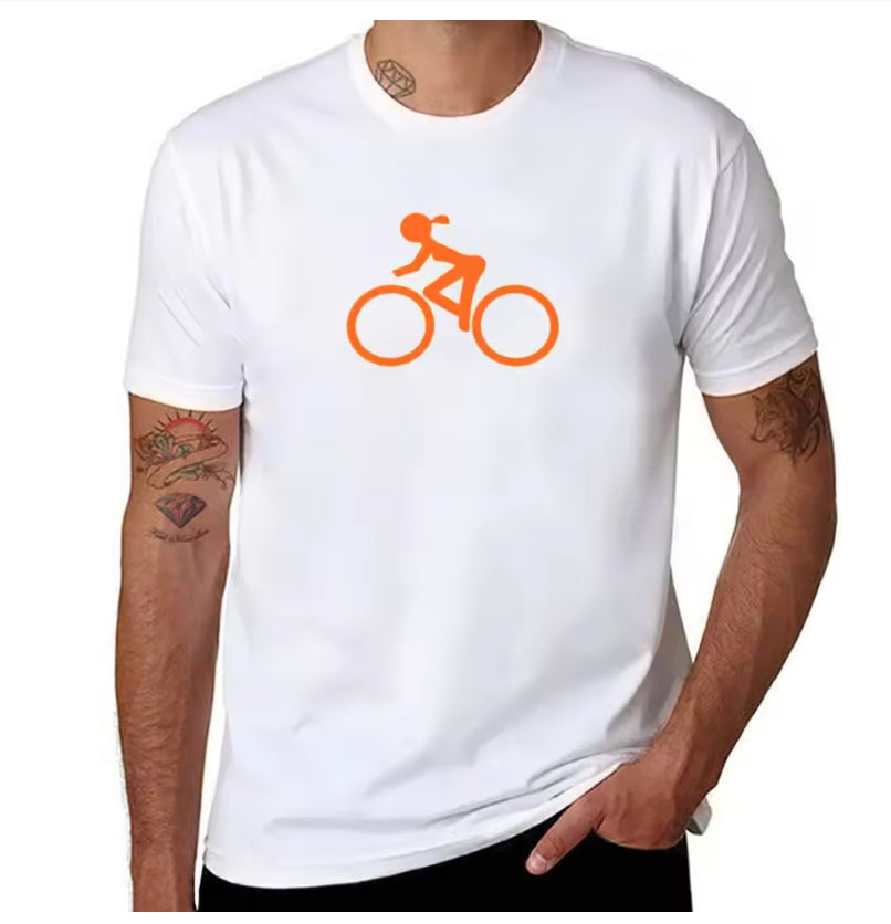 Summer Loose Short Sleeves T-shirt Men's And Women's Round Neck
