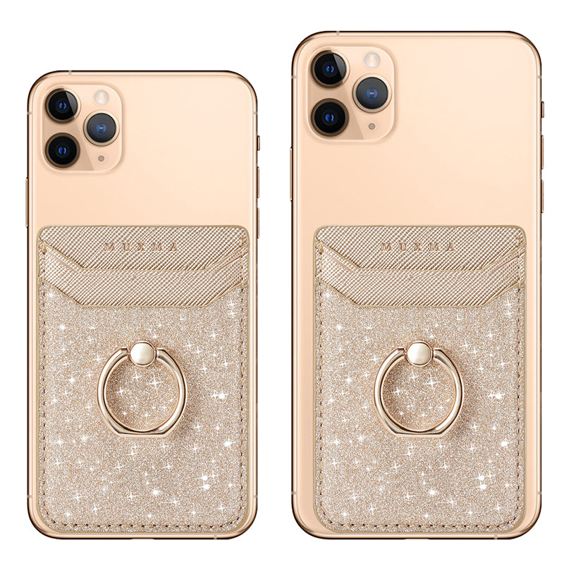 Phone back sticker card holder