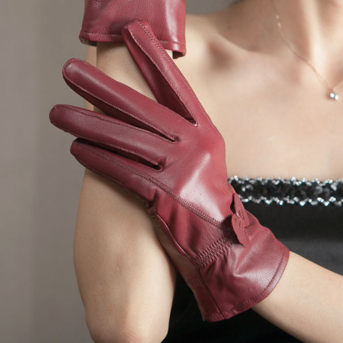 Butterfly Korean style split finger women gloves