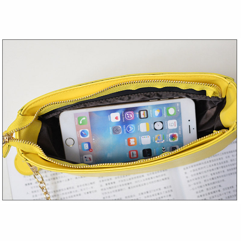 summer new female bag PU leather women bag cute fruit packet chain Shoulder Messenger Bag orange watermelon Strawberry bag