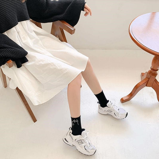 Cute funny solid color stockings