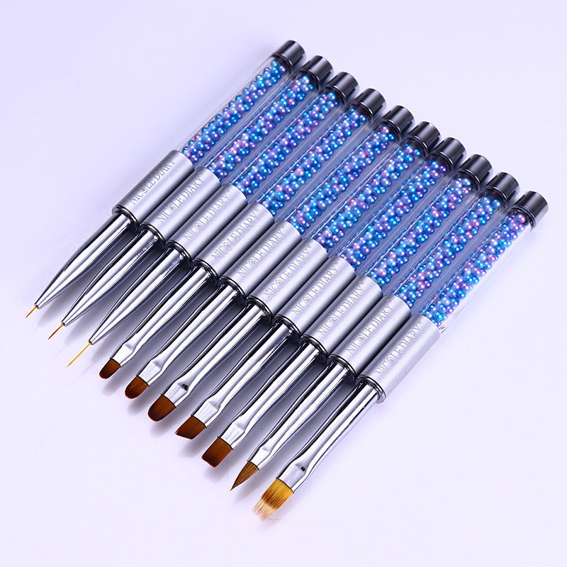 NICOLE Diary UV Nail Brush Tool Set