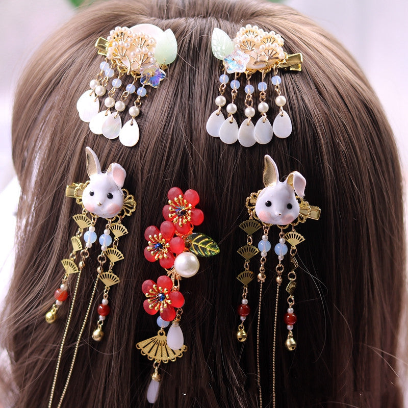 Antique hair ornaments Ying Luo diy material bag