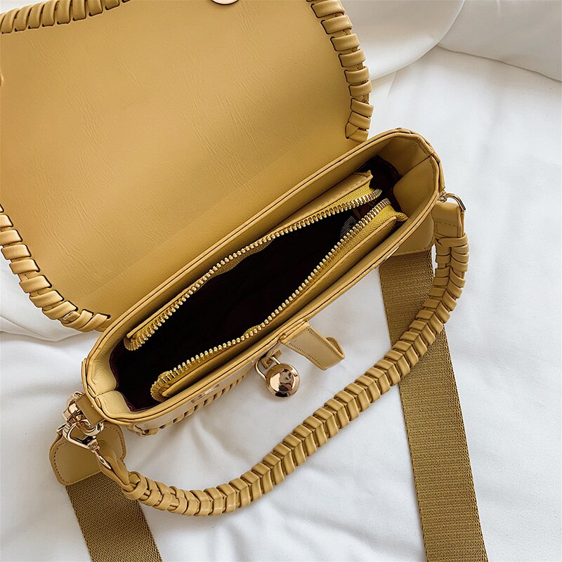 Western style small square bag wild net red bag fashion saddle bag