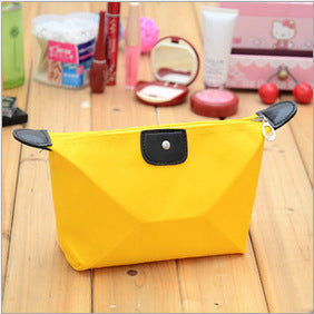 Cute Dumpling Cosmetic Bag Candy-colored Folding Dumpling Storage Bag Ingot Waterproof Washing Bag
