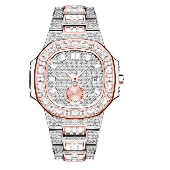Waterproof quartz watch