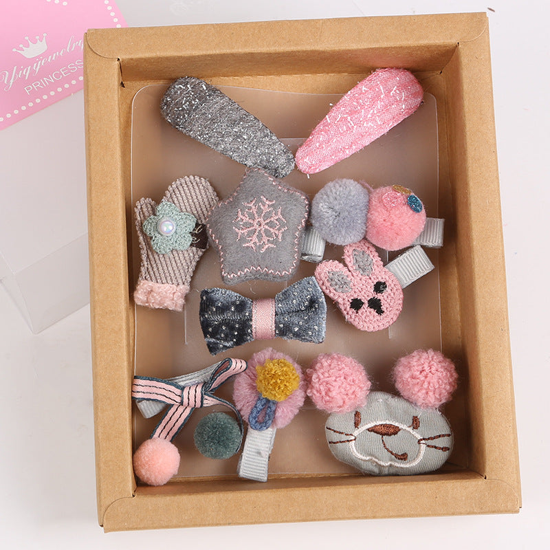 Girl's hairpin 10 piece set