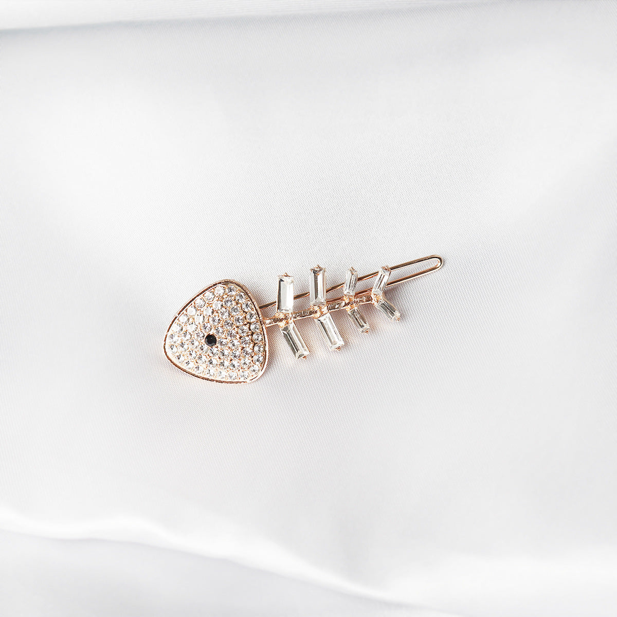 Rhinestone hairpin female alloy alphabet star bangs