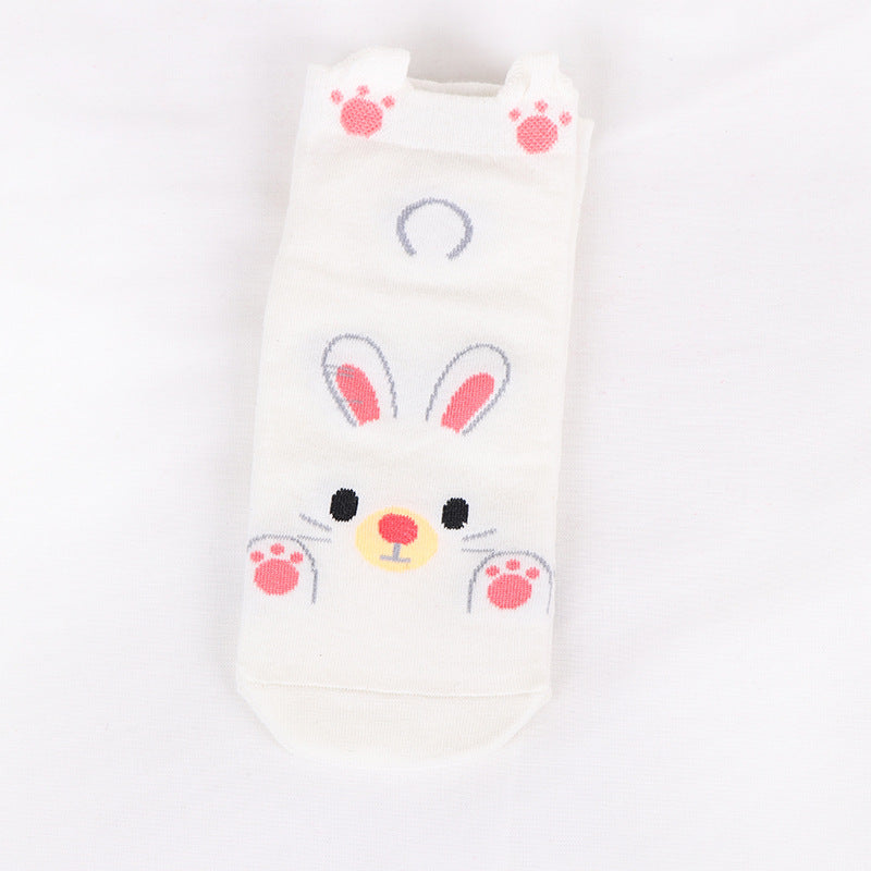 10pcs Cartoon three-dimensional socks