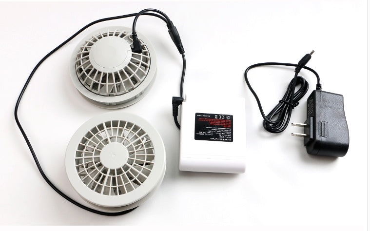 Summer refrigeration air conditioning service cooling fan clothes charging welder outdoor high temperature heatstroke site work clothes men and women