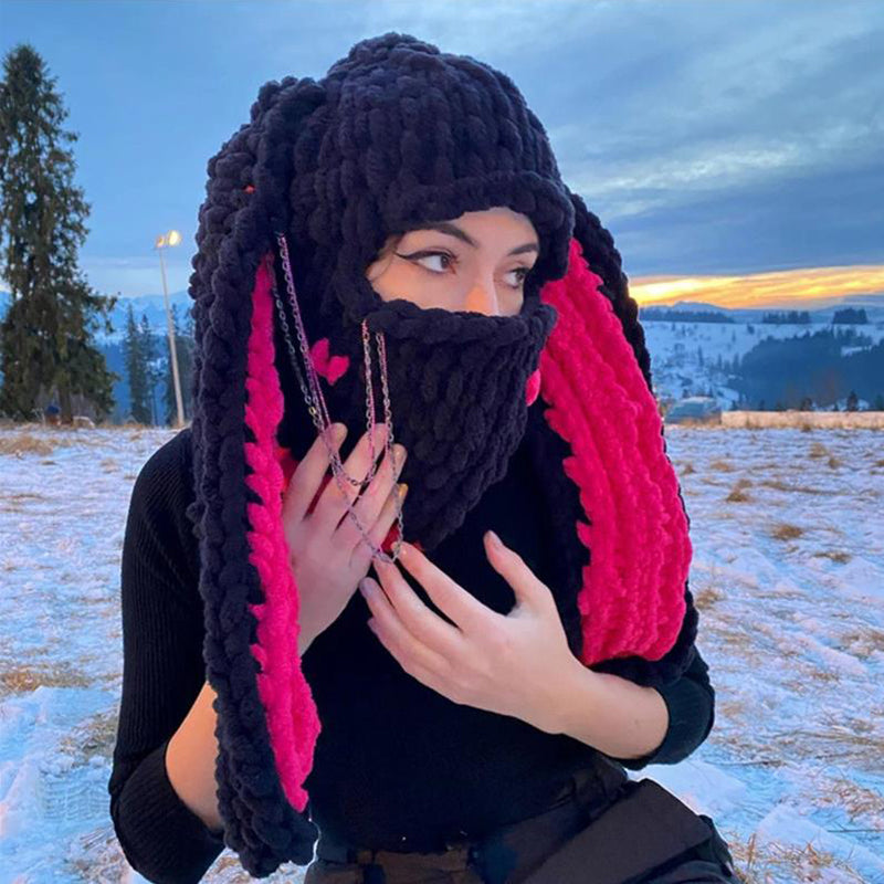 Hand Woven Heavy Wool Warm Hat