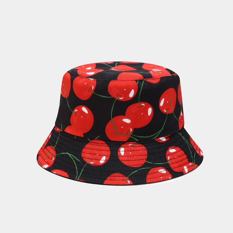 Fruit Pattern Bucket Hat Men And Women Outdoor Casual Sun Hat