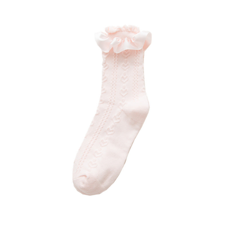 Japanese Cute Lolita Lace Bunching Socks