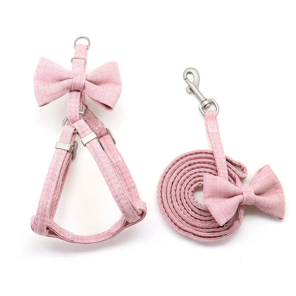 Pet Chest And Back Collar Traction Rope Set
