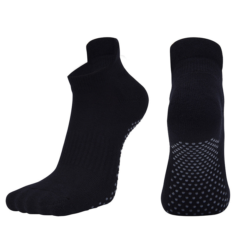Women's combed cotton all-inclusive round head yoga socks
