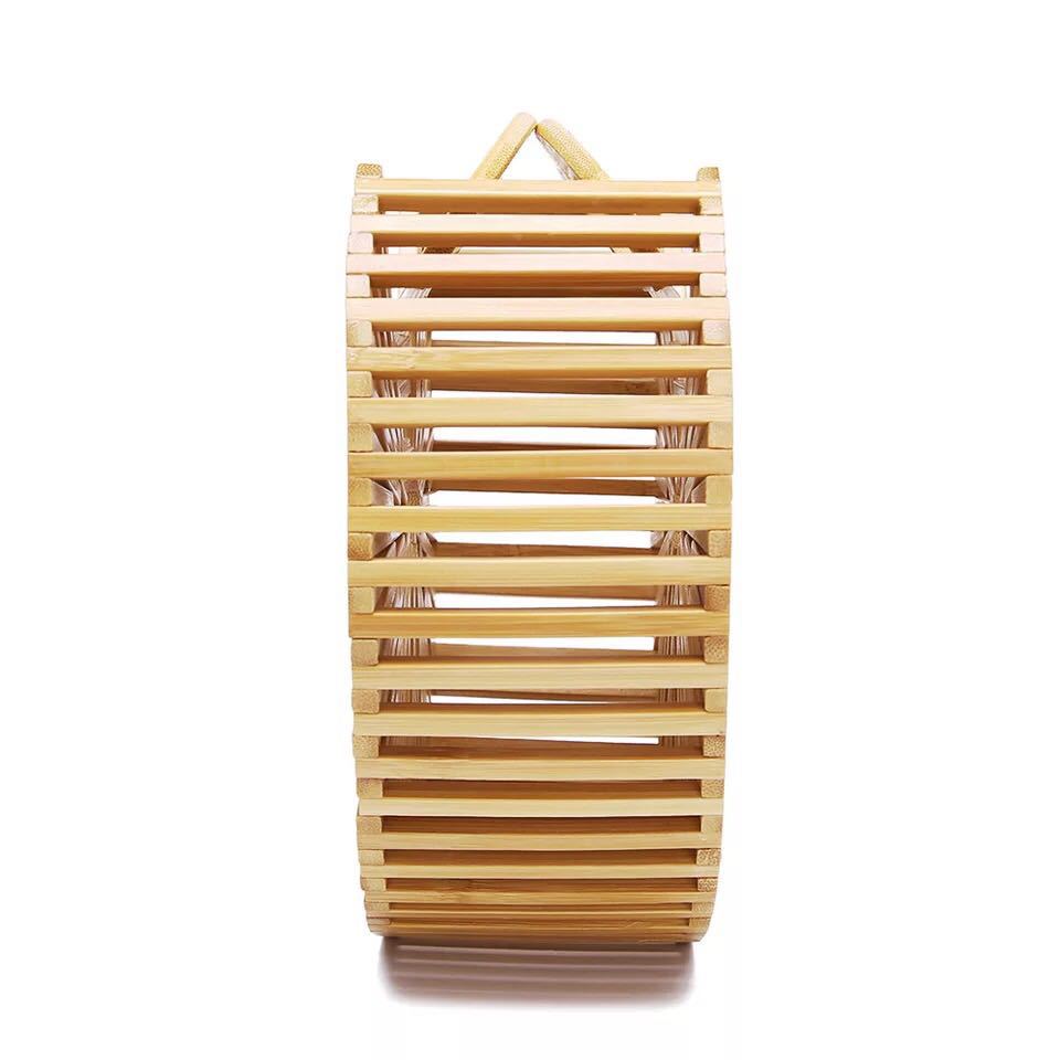 Bamboo Woven Bag High-end Portable Simple Retro