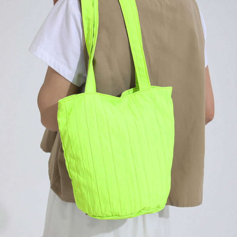 Retro Large-capacity Bucket Special-interest Shoulder Bag