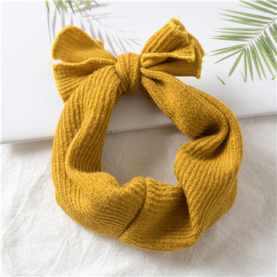 Children's headdress all-match bow hairband elastic