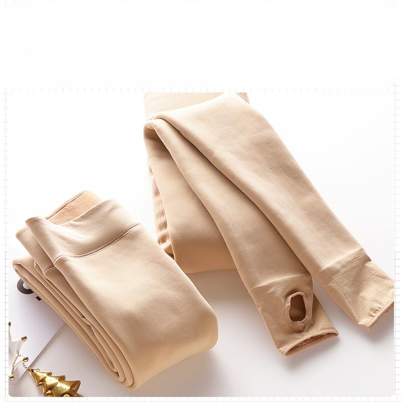 Light leg socks artifact flesh-colored plus velvet thick skin leggings