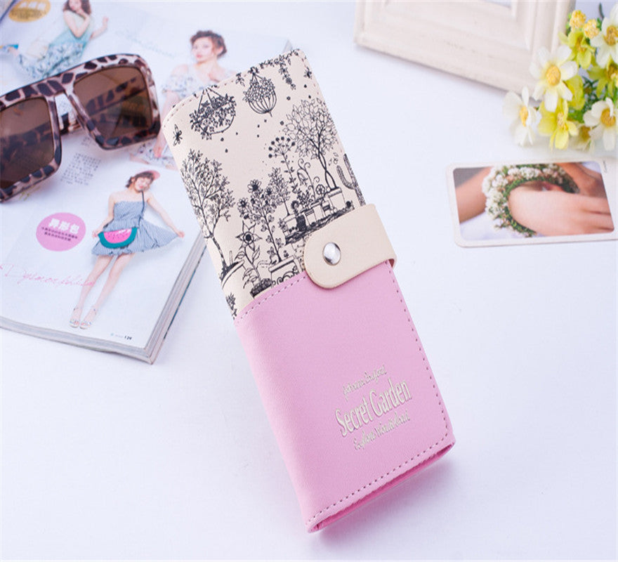 Large capacity ladies wallet