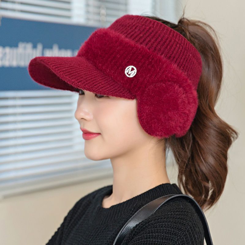 Women's Ear Protection Warm Knitted Hat