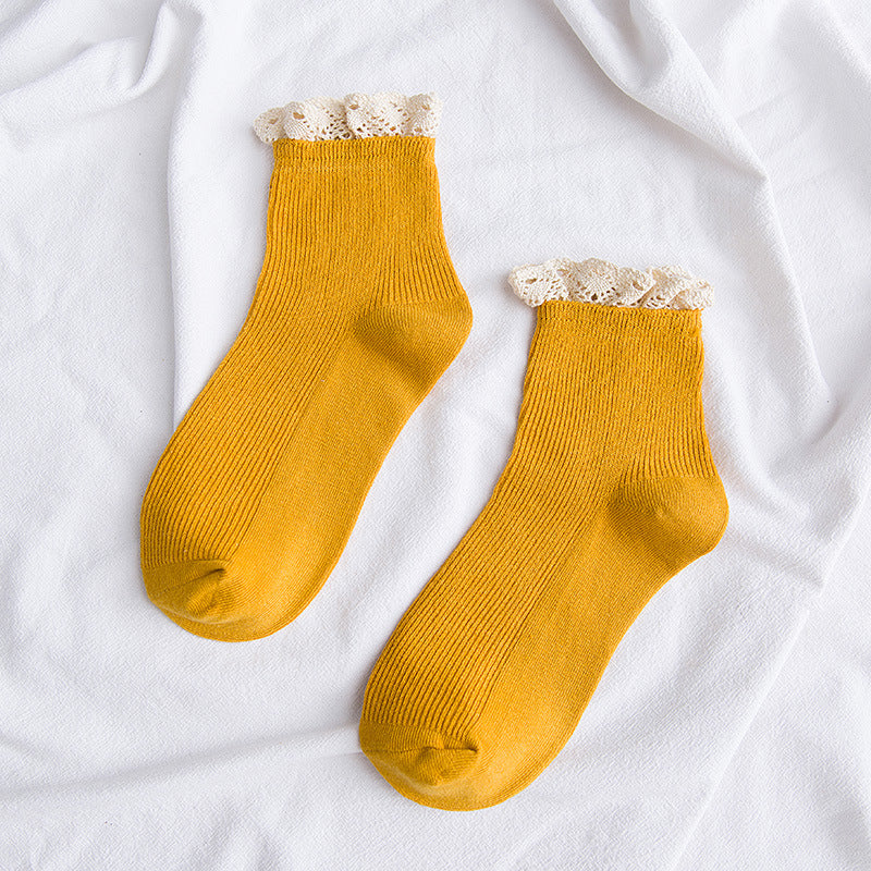 Lace girl socks