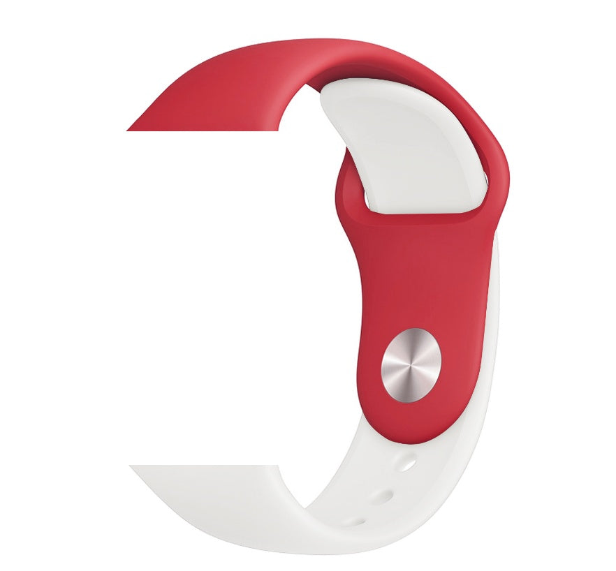 Monochrome mix and match silicone strap