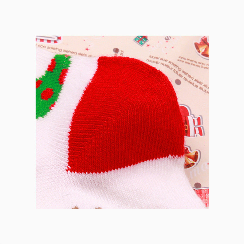 Old man elk snowman cotton women's socks