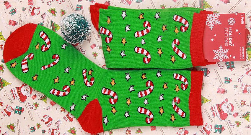 Old man elk snowman cotton women's socks