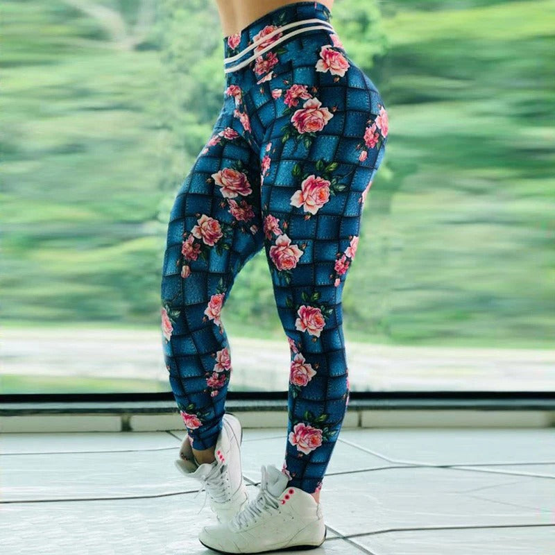 Træningsbukser, strækbare leggings