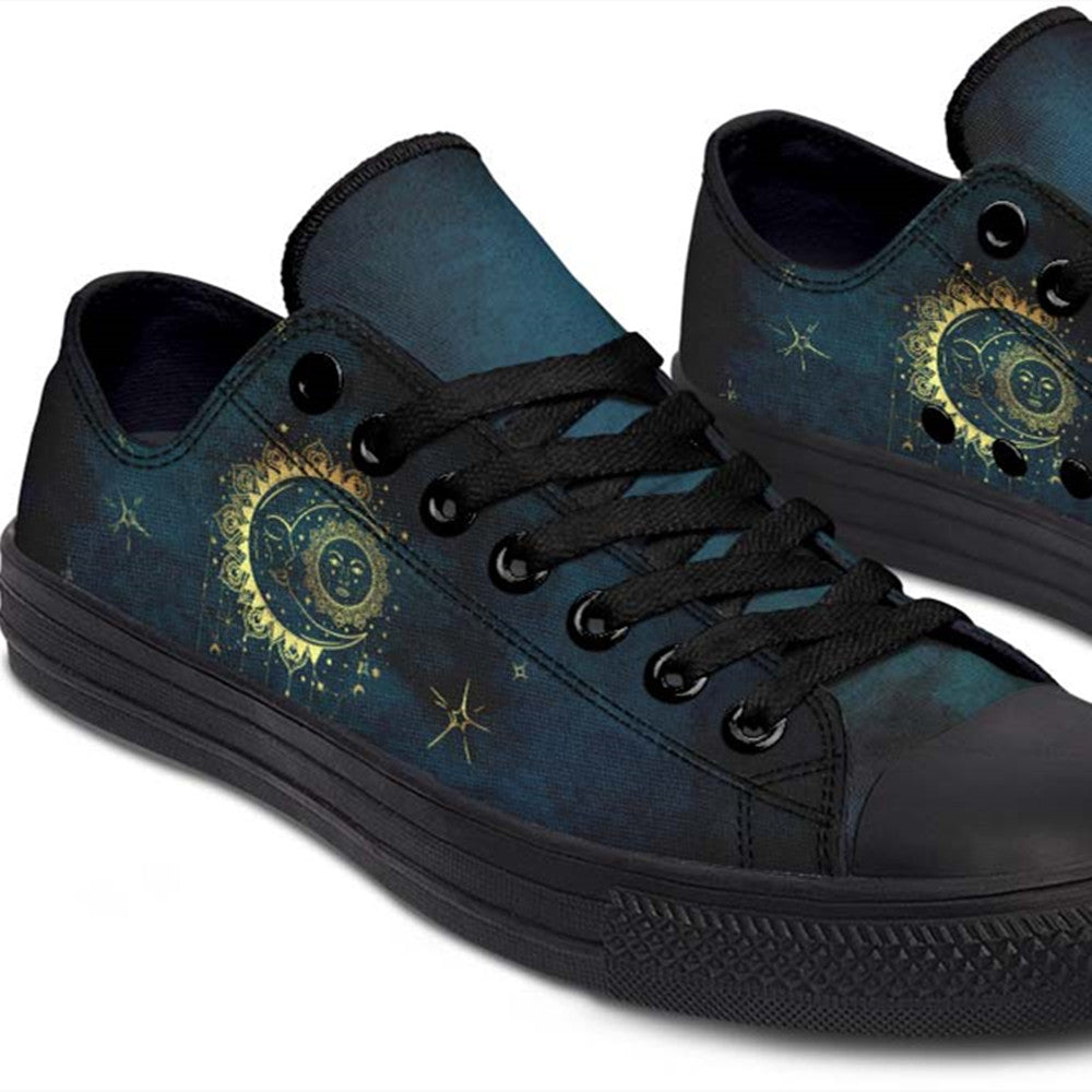 Fashion Print Couple Low-Top Canvas Shoes