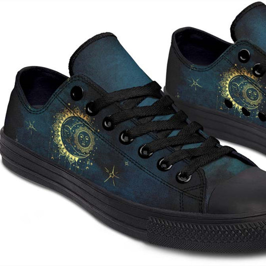 Fashion Print Couple Low-Top Canvas Shoes