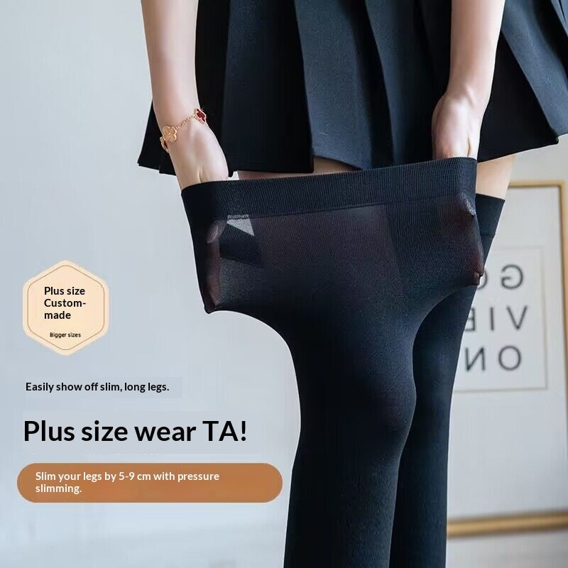 Women's Thigh-high Stockings Spring Summer Plus Size