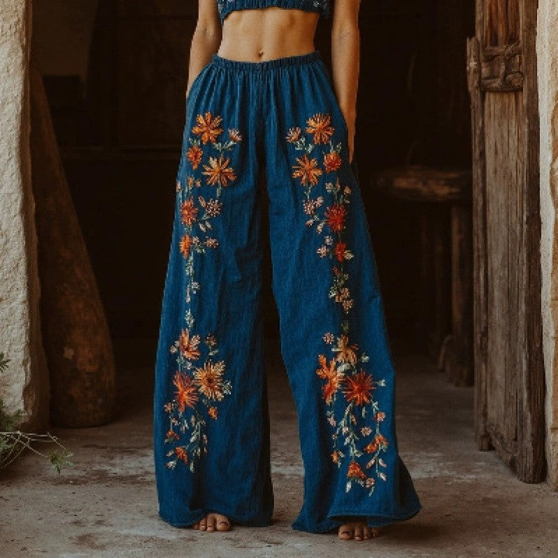 Versatile Comfortable Casual Womens Wide Leg Pants