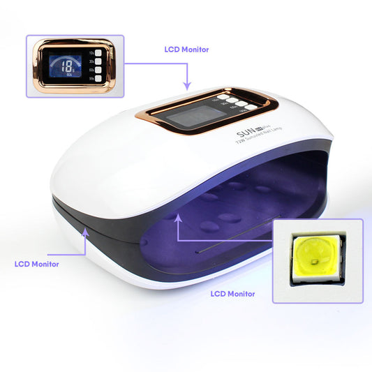 High Power Smart Nail Phototherapy Machine 72W