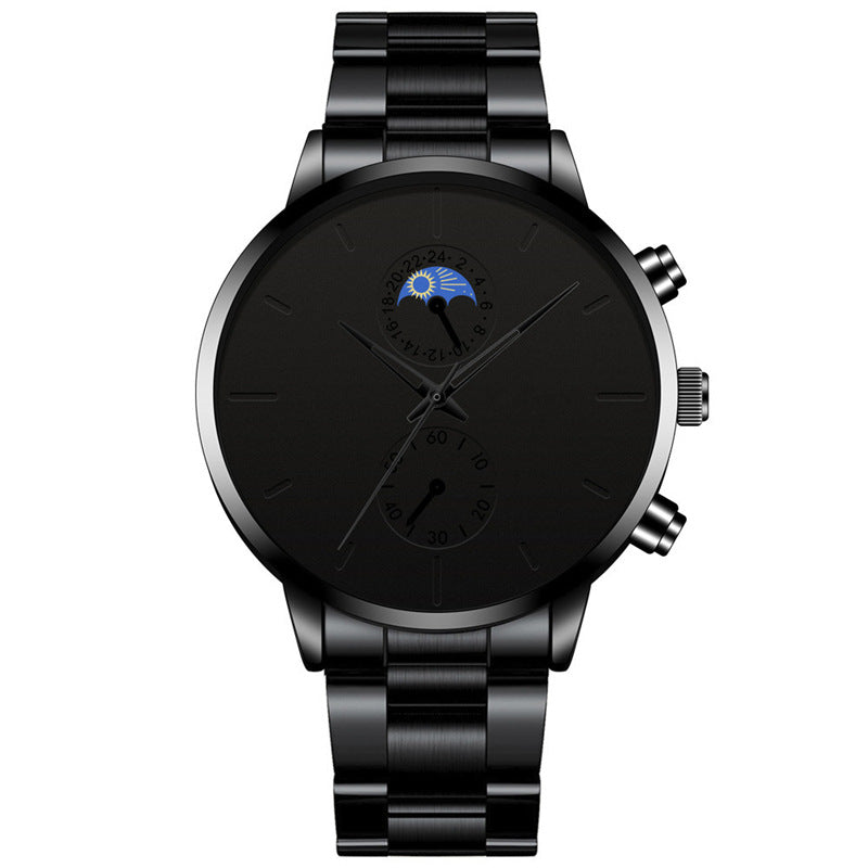 Fashion stainless steel watch with quartz