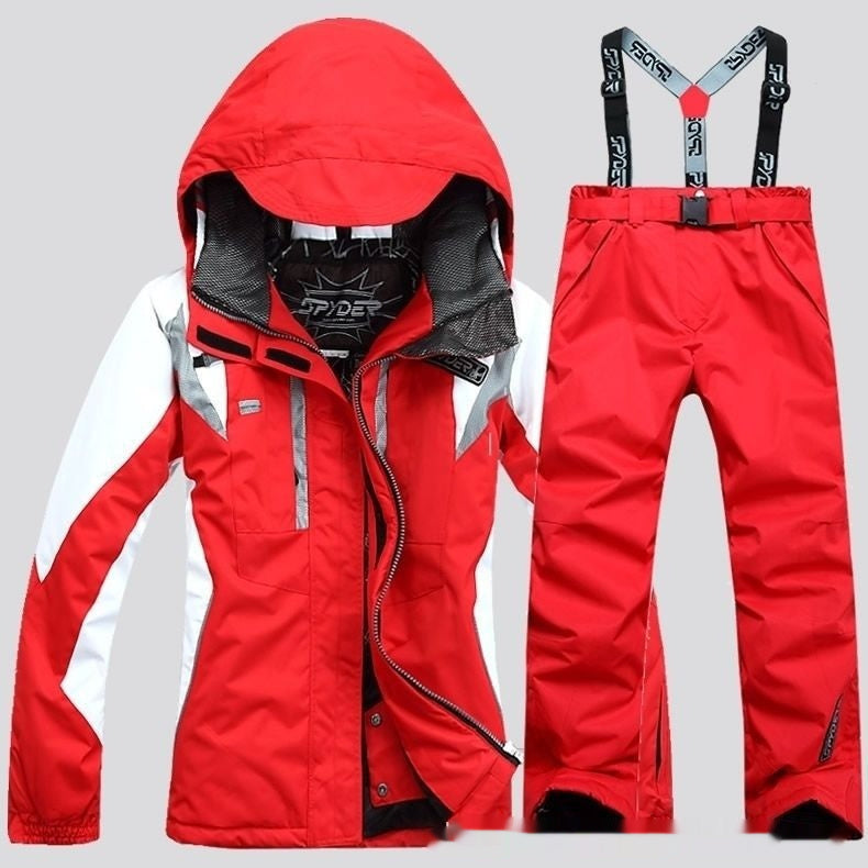 Womens Warm Waterproof And Durable Ski Suit Set