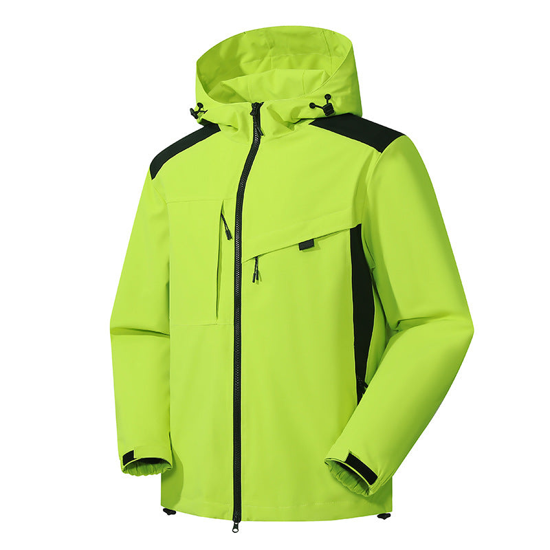 Vandtæt Vindtæt Outdoor Shell Jakke Mænd Og Kvinder Samme Stil Jakke